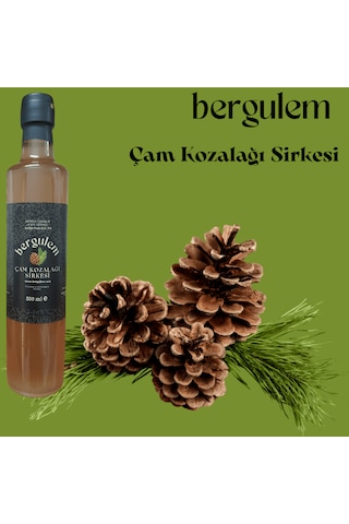 Bergulem Doğal Çam Kozalağı Sirkesi 500 ML
