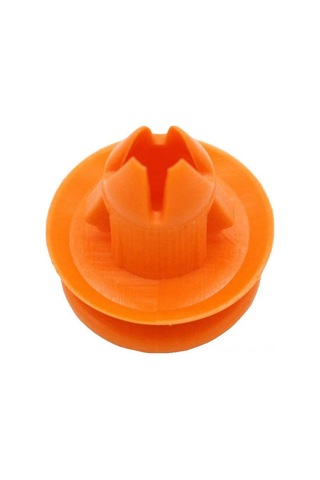 Konesam Volvo V70 Xc70 Xc90 2001-2016 İçin 100 Adet Plastik Kollu Klips, 8659732 Parça Numaralı Fender Ve Body Molding Sabitleyici Turuncu