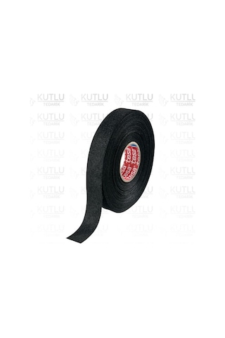 Tesa 51609 Polyester Tüylü Bez Bant Siyah 15M x 19Mm