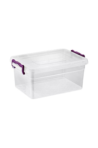 Asude 1,25 Lt Plastik Saklama Kabı 2 Adet 13x20x8 Şeffaf