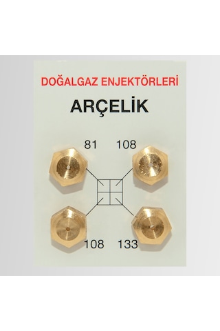 Doğalgaz Ocak Dönüşüm Meme Takımı Arçelik