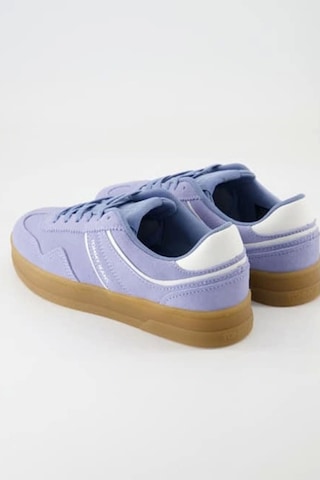 Tommy Hilfiger Kadın Mavi Greenwich Süet Sneaker Mavi