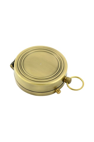 Yaozixa Retro Gümüş Çelik Konpas - Doğru Yön Belirleyici, Dayanıklı Metal, Kamp Ve Yürüyüş İçin