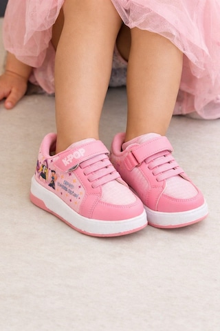Mini Bonito Kız Çocuk Desenli Simli Günlük Sneaker Ayakkabı Pembe