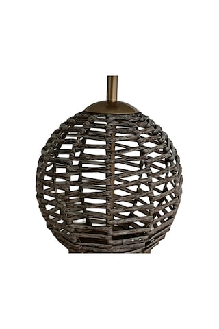 Soly Eskitme Plastik Rattan Abajur Eskitme