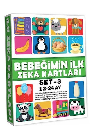 Dıytoy Eğitici Kartlar 12-24 Ay Erken Eğitim Zeka Kartı