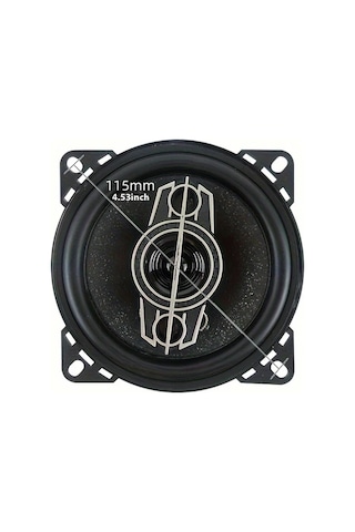 Xuweiwei Q-pertors 4 Yönlü 220w Max Güç Black 4 Inç Araç Hoparlörü Toz Kılıfı Ve Kablo İle Kolay Kurulum Dayanıklı Ses Sistemi