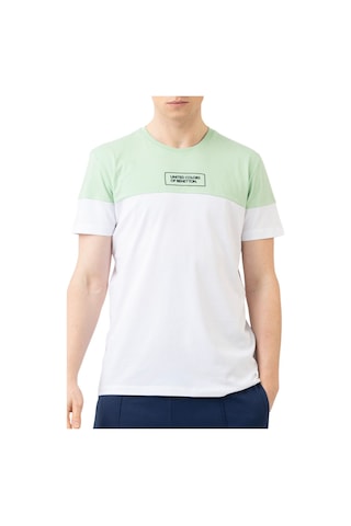 United Colors Of Benetton Erkek Tshirt Bnt-m21162 Beyaz