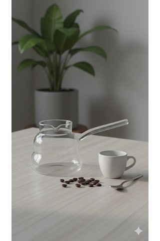 Isıya Dayanıklı Cam Cezve 400 Ml-asm0540