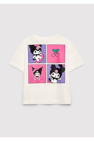 Mavi - Kuromi Baskılı Ekru Tişört 7610456-70057