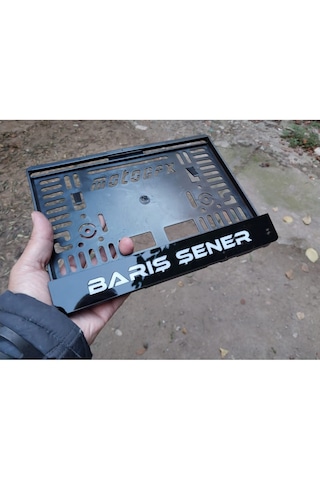 İsimli Kişiye Özel Pleksiglass Lazer Kesim Motor Plakalığı