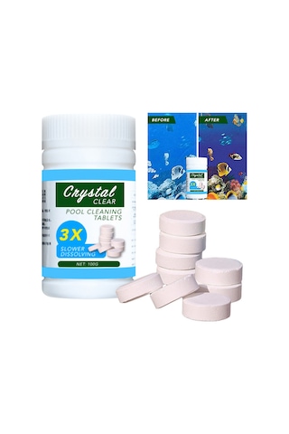 Samdoo Yüzme Havuzu Temizleyici Şamandıra - 100 Tabletli Klor Dağıtıcı Seti