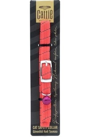 Cattie Lastikli Kedi Boyun Tasması Pembe 1x20-30 Cm