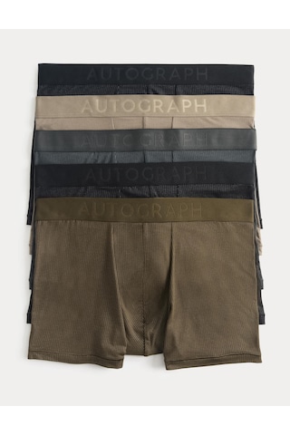 Marks & Spencer Autograph 5'li Trunk Seti T14005406ı Siyah Mix