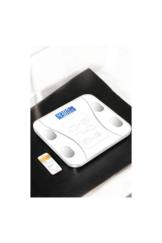 Tartı Baskül Dijital Elektronik Tartı Vücut Analiz Wifi Akıllı Yağ Ölçer Çok Renkli 90209266