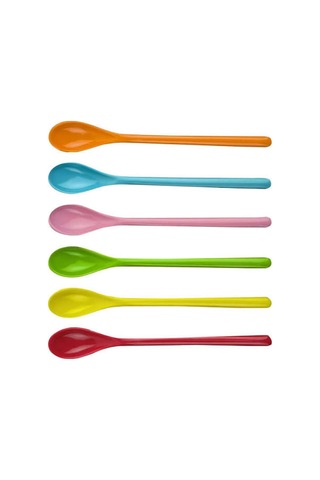 Nisa Plastik Lüx Kaşık Renkli 6 Lı Açık Altın Nisa Plastik Lüx Kaşık Renkli 6 Lı Açık Altın