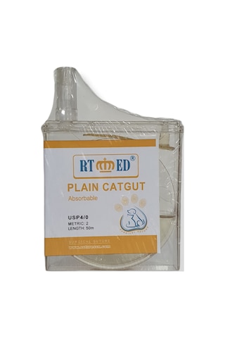 Rtmed Plain Kaset Katküt Usp No 4 2 Metric 50 M
