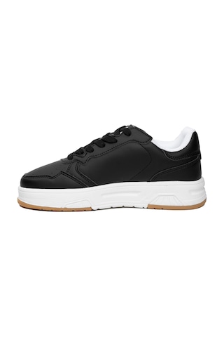 United Colors Of Benetton Benetton Bnı-11220 Kadın Klasik Sneaker Siyah - Beyaz Siyah - Beyaz