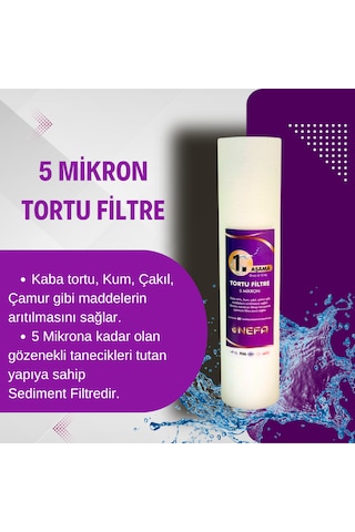 Açık Kasa Su Arıtma Ve İhlas Aura Cebilion 3'lü Filtre Seti