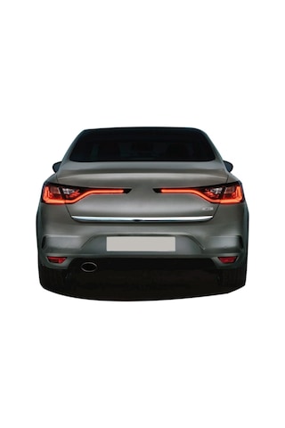 Renault Megane 4 Sedan Krom Bagaj Alt Çıtası 2016 ve Üzeri (00) (ŞüsCarOto Aksesuar)