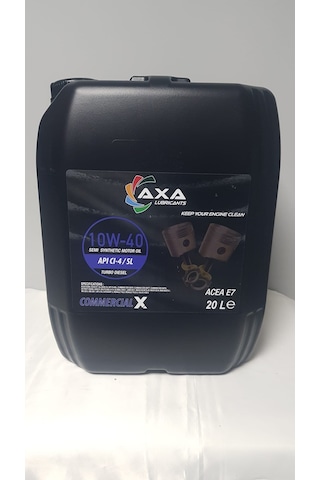 Axa Lubricants 10W- 40 Yarı Sentetik Motor Yağı 20 L