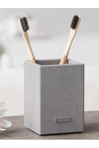 Getknow Home Banyo İçin Diş Fırçası Bardağı 269935371 Gri