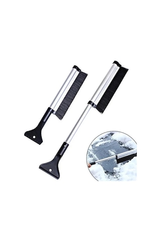Ally 65cm Oto Araç Buz Kazıyıcı Fırça Kar Temizleme Fırçası- 5775