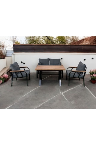 Tu Tienda Nergiz 2 1 1 Masa Bahçe Balkon Mobilyası,lacivert Lacivert