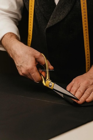 Lexroo Taksun Profesyonel Makas, No.1250, Paslanmaz Çelik, Karton, Kumaş Kesimi, Ergonomik
