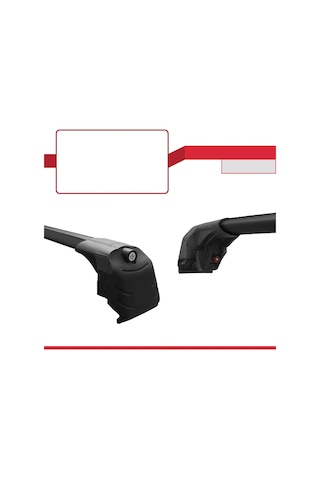 Chery Tiggo 8 8 Pro 2018 2019 2020 2021 2022 2023 2024 Yük Taşıma Ara Atkı Citası Siyah