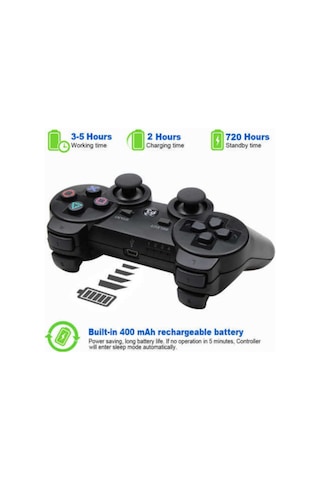 Ps3 Oyun Kolu Joystick Kablosuz Kol Wireless Playstation 3 Uyumlu