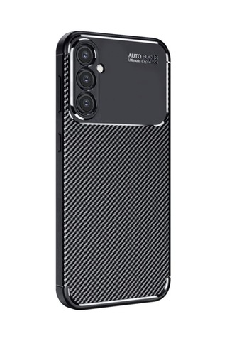 Samsung Galaxy A16 5g Kılıf Auto Focus Karbon Kapak - Siyah