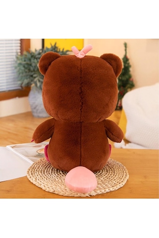 Kahverengi Köstebek Peluş Oyuncak, Yeni Nesil Yumoş 35cm Sevimli Köstebek Uyku Arkadaşı