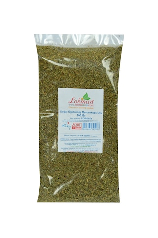 Lokman Doğal Öğütülmüş Mercanköşk Otu 100 G