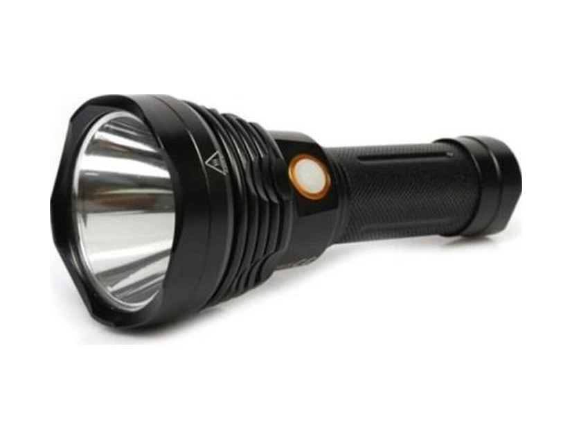 15w Led 'li Yağmur Suyu Geçirmez Şarjlı Ve Pilli El Feneri Pd-6692 Siyah