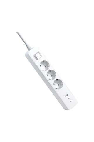 Xiaomi 20 W Power Strip XMCXB01EU Anahtarlı Type-C USB'li 1.4 m 3'lü Priz