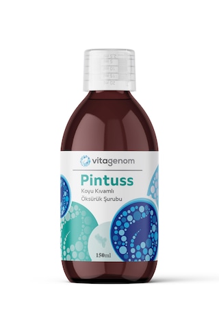 Vitagenom Pintuss Koyu Kıvamlı Bitkisel Şurup 150 ML