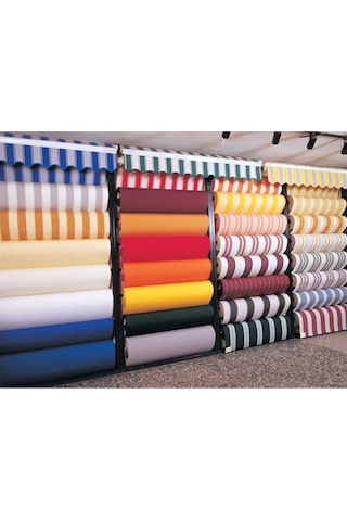 Balkon Perdesi, Balkon Brandası, Korniş Düğmeli, Bağcıklı Hazır.