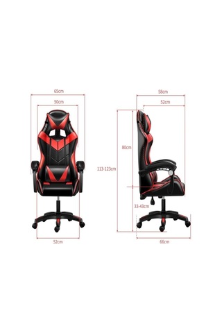 Havana Gri Desen Oyuncu Koltuğu Rampage Çok Fonksiyonlu Oyun Sandalyesi Pu Deri Koltuk Ergonomik Bilgisayar Büro Kolt Çok Renkli