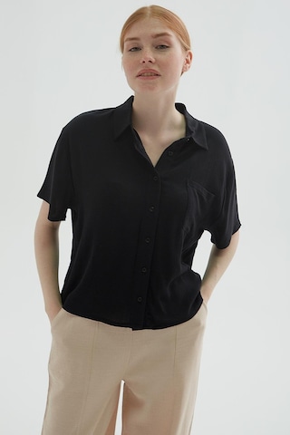 Fashion Friends Bayan Gömlek 25y0515k1 Siyah Siyah