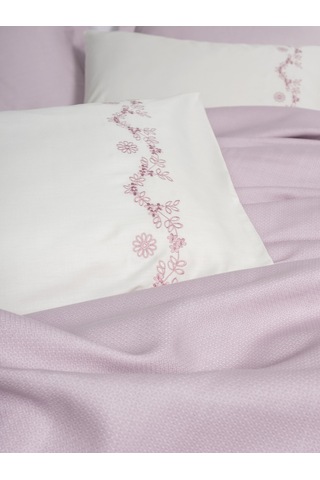 Cotton Box Serenity Bambu Çift Kişilik Pike Takımı Vaila Lila Lila