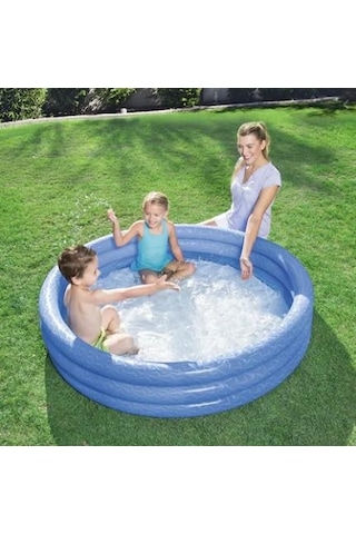 Çocuk Havuzu 152x30 CM Bestway Mavi - 51026 Çok Renkli