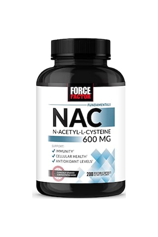 Force Factor N.a.c 600 Mg N-acetyl Cysteine For Liver Health Immune Support & Antioxidant 200 Caps