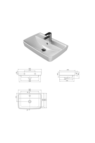 Denko Matia 80 Cm Mdf Banyo Dolabı Takımı + Boy Dolabı Çok Renkli