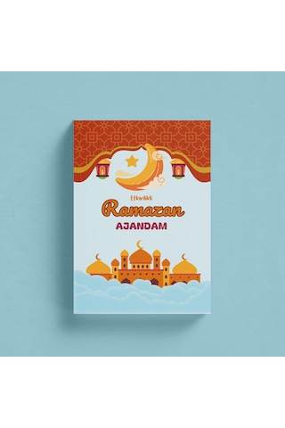 Çocuklar İçin Ramazan Ajandası Mavi Kapak Mavi