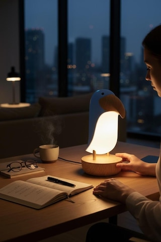 Toucan Bird Masa Lambası, Gece Lambası, Şarjlı, Abajur