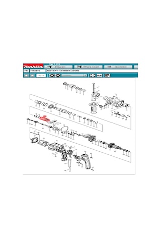 Makita Tipi Hr 2470 Piston