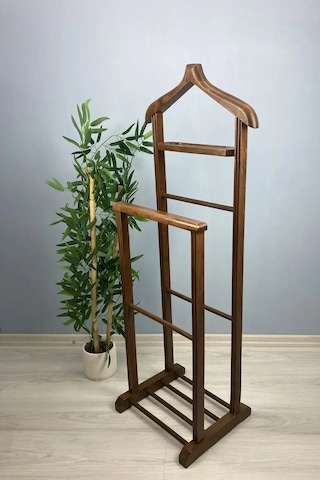 Reyo Home Gürgen İkili Dilsiz Uşak Cilalı Ceviz Mldeic Ahşap