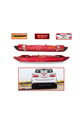 Ford Focus 3 Arka Stop Lambası (Bagaj Üstü) Sedan BM5113A601A