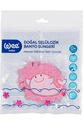Wee Baby Doğal Selülozik Banyo Süngeri 915 - Balık